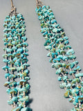 Unforgettable Vintage Native American Navajo Kingman Turquoise 5-strand Necklace-Nativo Arts