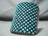 One Of The Best Native American Navajo Turquoise Sterling Silver Bracelet-Nativo Arts