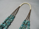 Jaw-dropping Vintage Navajo Royston Turquoise Necklace Native American Old-Nativo Arts