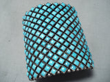 One Of The Best Native American Navajo Turquoise Sterling Silver Bracelet-Nativo Arts