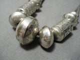 Amazing Vintage Navajo Sterling Silver Native American Necklace-Nativo Arts