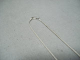 Fabulous Vintage Navajo Sterling Silver & 14k Gold Necklace Native American Old-Nativo Arts