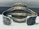 One Of The Best Vintage Native American Navajo Orange Jasper Sterling Silver Bracelet-Nativo Arts