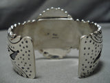 Important Loen Mountain Turquoise Vintage Native American Navajo Sterling Silver Bracelet-Nativo Arts