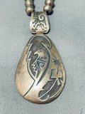 Captivating Vintage Native American Hopi Sterling Silver Eagle Necklace-Nativo Arts