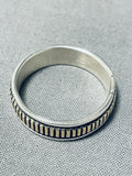 Exquisite Vintage Native American Navajo 14k Gold Sterling Silver Ring-Nativo Arts