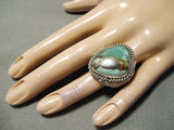 Impressive Vintage Native American Navajo Royston Turquoise Sterling Silver Old-Nativo Arts