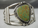 Important Vintage Native American Navajo Royston Turquoise Sterling Silver Bracelet Old-Nativo Arts