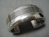 Important Vintage Navajo Dan Jackson Sterling Silver Native American Bracelet-Nativo Arts