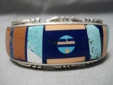 One Of The Best Vintage Native American Navajo Yellowhorse Turquoise Sterling Silver Bracelet-Nativo Arts