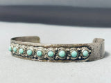 Lovely Vintage Native American Navajo Mexican Sonoran Turquoise Sterling Silver Bracelet-Nativo Arts
