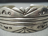Advanced Detailed Vintage Native American Navajo Sterling Silver Segmented Bracelet-Nativo Arts