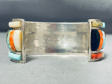 Native American Important Vintage Carlos Eagle Turquoise Sterling Silver Bracelet-Nativo Arts