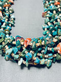 Important Rye Whitegat Vintage Native American Navajo Turquoise Shell Necklace-Nativo Arts