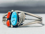 Impressive Vintage Native American Navajo Sleeping Beauty Turquoise Stering Silver Bracelet-Nativo Arts