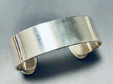 Very Unique End Turquoise Native American Navajo Sterling Silver Bracelet Cuff-Nativo Arts