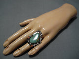 Marvelous Vintage Navajo Native American Sterling Silver Royston Turquoise Ring-Nativo Arts