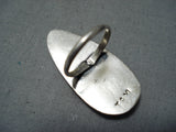 Fantastic Vintage Navajo Turquoise Sterling Silver Ring Native American Old-Nativo Arts