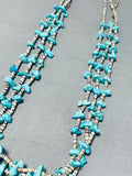 Traditional Vintage Native American Navajo Turquoise Heishi Necklace-Nativo Arts
