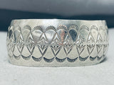 Dynamic Vintage Native American Navajo Sterling Silver Bracelet-Nativo Arts