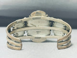 Midnight Sky Triple Lapis Vintage Native American Navajo Sterling Silver Bracelet-Nativo Arts
