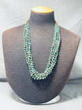 Fabulous Vintage Native American Navajo Turquoise Sterling Silver Necklace-Nativo Arts