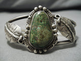 Incredible Vintage Native American Navajo Royston Turquoise Sterling Silver Bracelet-Nativo Arts