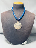 Best Vintage Apache Chunky Lapis Sterling Silver Necklace-Nativo Arts