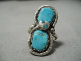 Amazing Vintage Zuni Native American Sterling Silver Rattlesnake Ring-Nativo Arts
