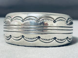 Dynamic Vintage Native American Navajo Sterling Silver Dan Jackson Bracelet-Nativo Arts