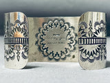 Fascinating San Felipe Royston Turquoise Sterling Silver Bracelet Signed-Nativo Arts