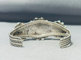 Eyes Of Turquoise Vintage Native American Zuni Sterling Silver Bracelet-Nativo Arts