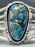 Lavender Pit Bisbee Turquosie Vintage Native American Navajo Sterling Silver Bracelet-Nativo Arts