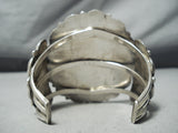 Authentic Vintage Native American Navajo Victor Moses Begay Turquoise Sterling Silver Bracelet-Nativo Arts