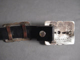 343 Gram Hand Wrought Sterling Native American Jewelry Silver Vintage Navajo Concho Belt-Nativo Arts
