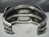 Museum Vintage Native American Navajo Royston Turquoise Sterling Silver Bracelet Old-Nativo Arts