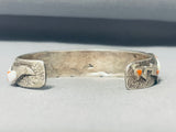 Snake Of Inlay Vintage Native American Navajo Turquoise Opal Sterling Silver Inlay Bracelet-Nativo Arts