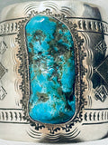 Important Virg Reeder Vintage Native American Navajo Turquoise Sterling Silver Bracelet-Nativo Arts