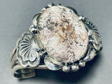 Important Dry Creek Turquoise Native American Navajo Sterling Silver Bracelet-Nativo Arts