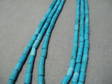 Fine Earlier Vintage Navajo Turquoise Native American Jacla Pendant Old-Nativo Arts