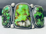 Best Vintage Native American Navajo Orvil Jack Mine Turquoise Sterling Silver Bracelet-Nativo Arts