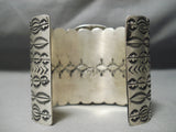 One Of The Most Intense Spiderweb Turquoise Native American Navajo Sterling Silver Bracelet-Nativo Arts
