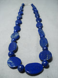 Expressive Navajo Lapis Necklace Native American-Nativo Arts