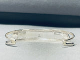 Rob Begay Native American Navajo Green Turquoise Sterling Silver Bracelet-Nativo Arts