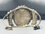 The Best Vintage Native American Navajo Bluejay Turquoise Sterling Silver Bracelet-Nativo Arts