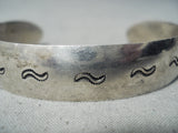 Superlative Vintage Navajo Sterling Silver Bracelet Native American Old-Nativo Arts