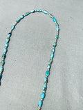 Very Rare Vintage Native American Navajo Turquoise Sterling Silver Rosary-Nativo Arts
