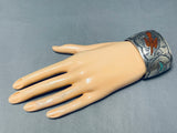 Thomas Singer Very Rare Early Hallmark Vintage Native American Navajo Sterling Silver Bracelet-Nativo Arts