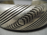 Quality Silver Work!! Vintage Native American Navajo Sterling Bracelet Cuff Old-Nativo Arts
