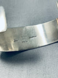 One Of Most Incredible Ever Vintage Native American Navajo Turquoise Sterling Silver Bracelet-Nativo Arts